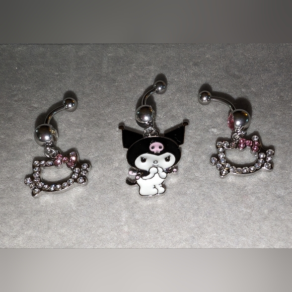 🆕 Hello Kitty Bellybutton Ring. - Picture 7 of 9